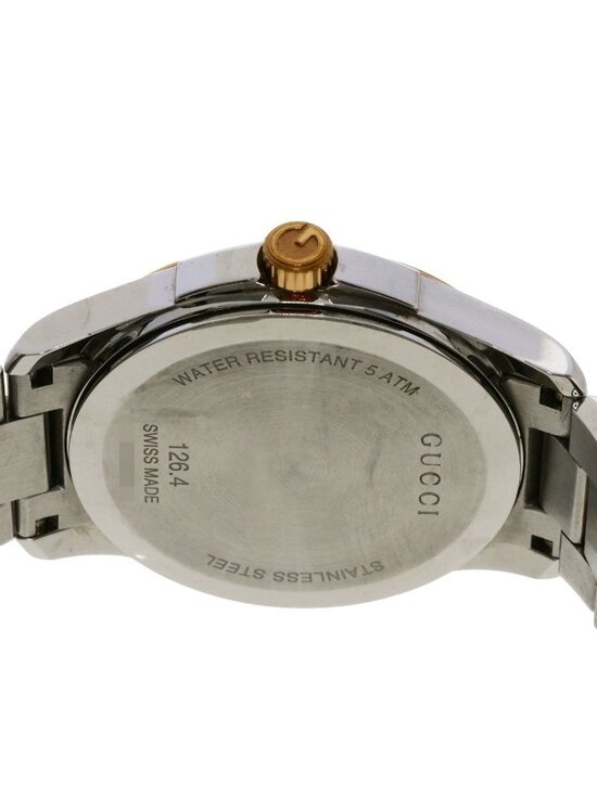 Gucci 126.4 Round Face Watch SS Ssxpgp main image 11